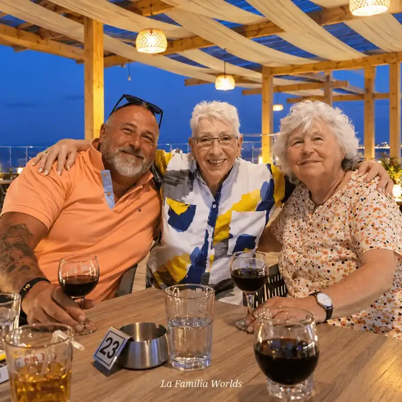 Seaside Family Dinner at Twilight
